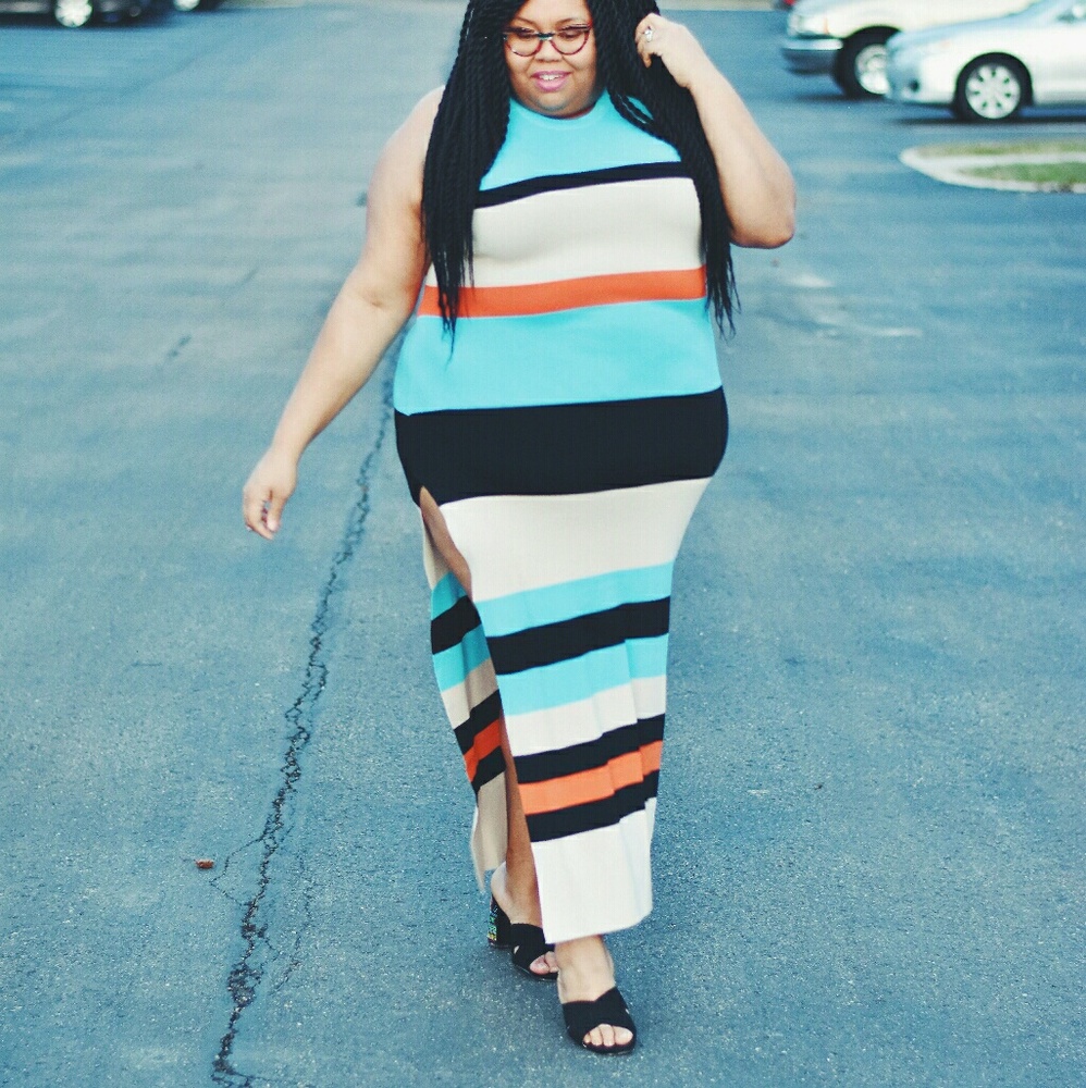 Striped Maxi Dress